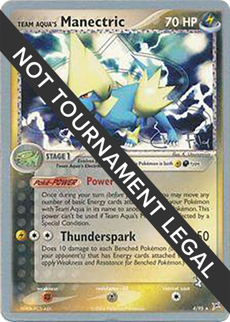 Image for Team Aqua's Manectric - 2004 (Chris Fulop) (4) (WCD)
