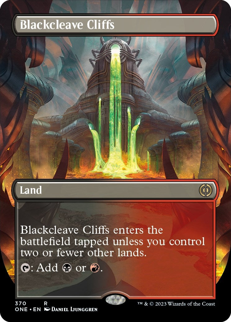 Image for Blackcleave Cliffs (Borderless) (370) (ONE)