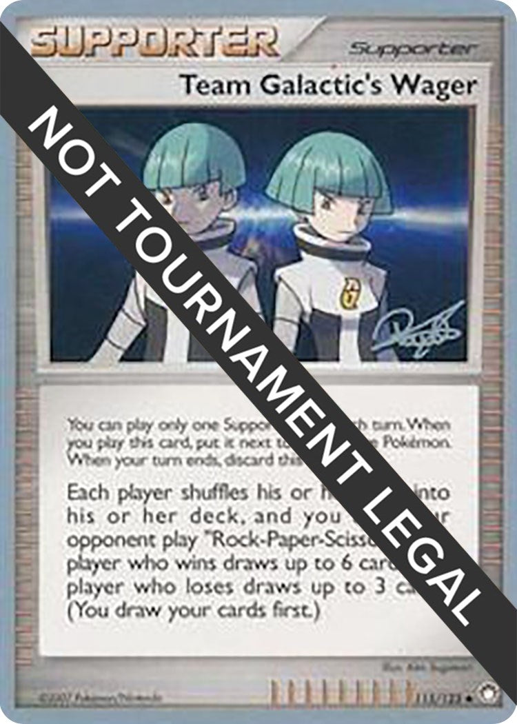 Image for Team Galactic's Wager - 2008 (Paul Atanassov) (115) (WCD)