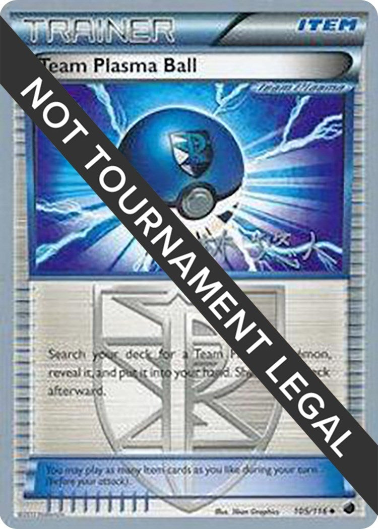 Image for Team Plasma Ball - 2014 (Haruto Kobayashi) (105) (WCD)