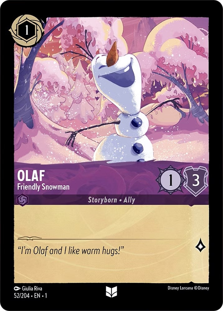 Image for Olaf - Friendly Snowman (52) (1)