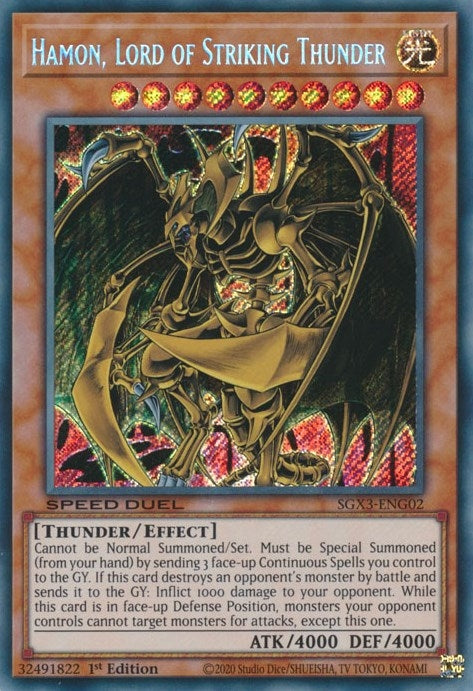 Image for Hamon, Lord of Striking Thunder (302) (SGX3)