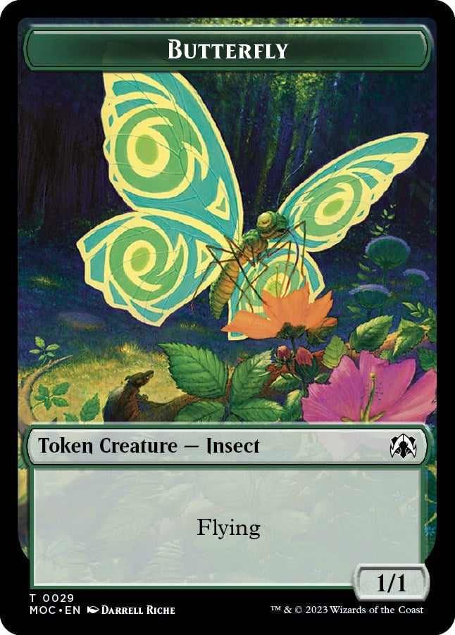 Image for Butterfly // City's Blessing Double-sided Token (29 // 45) (MOC)