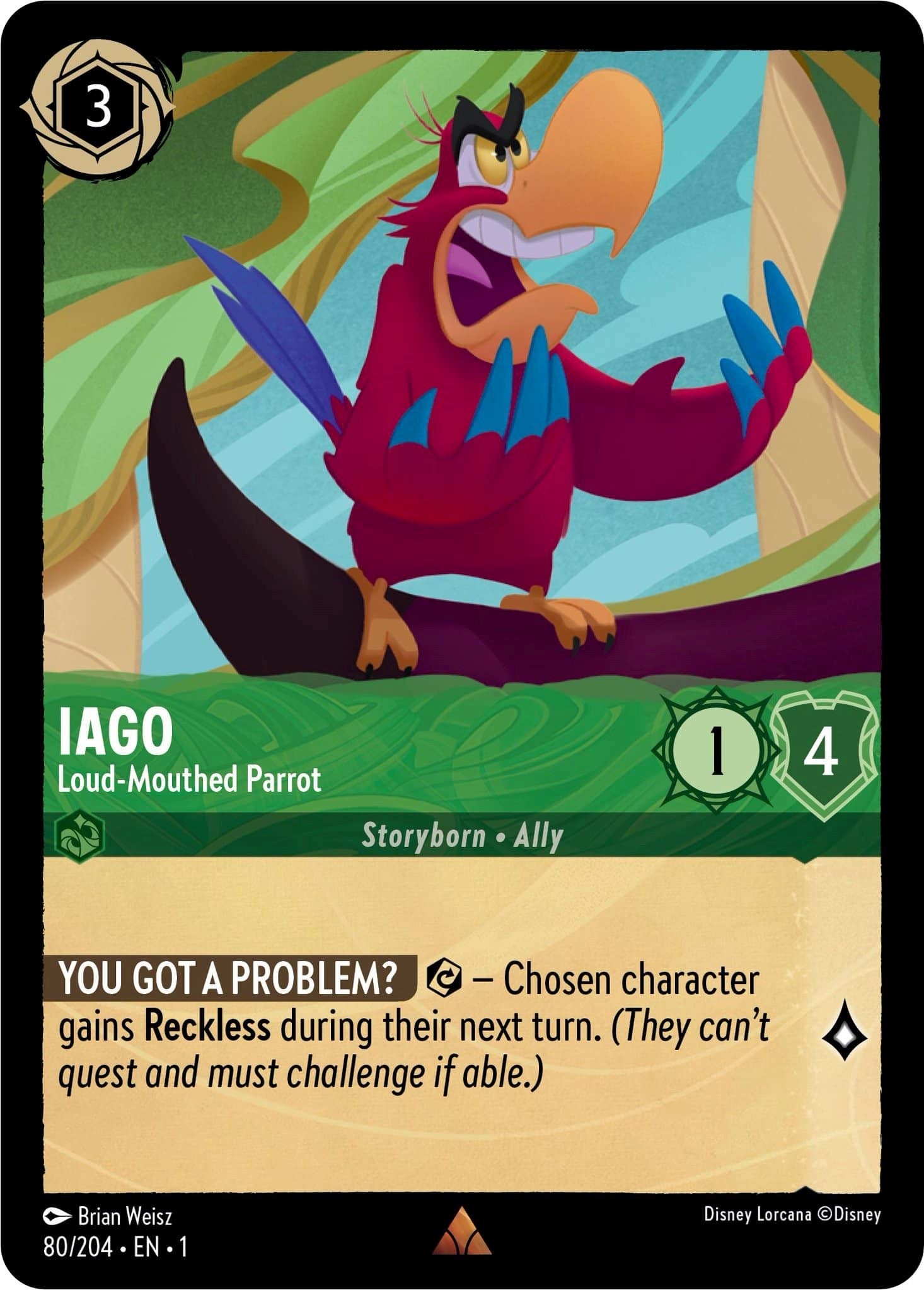 Image for Iago - Loud-Mouthed Parrot (80) (1)