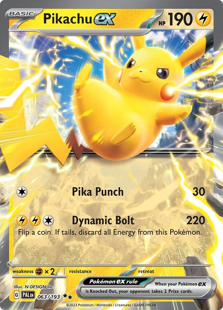 Image for Pikachu ex (63) (PAL)