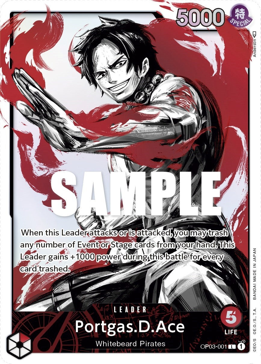 Image for Portgas.D.Ace (Alternate Art) (3001) (OP03)