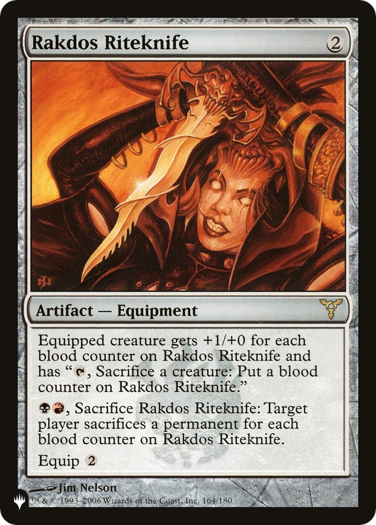 Image for Rakdos Riteknife (164) (LIST)