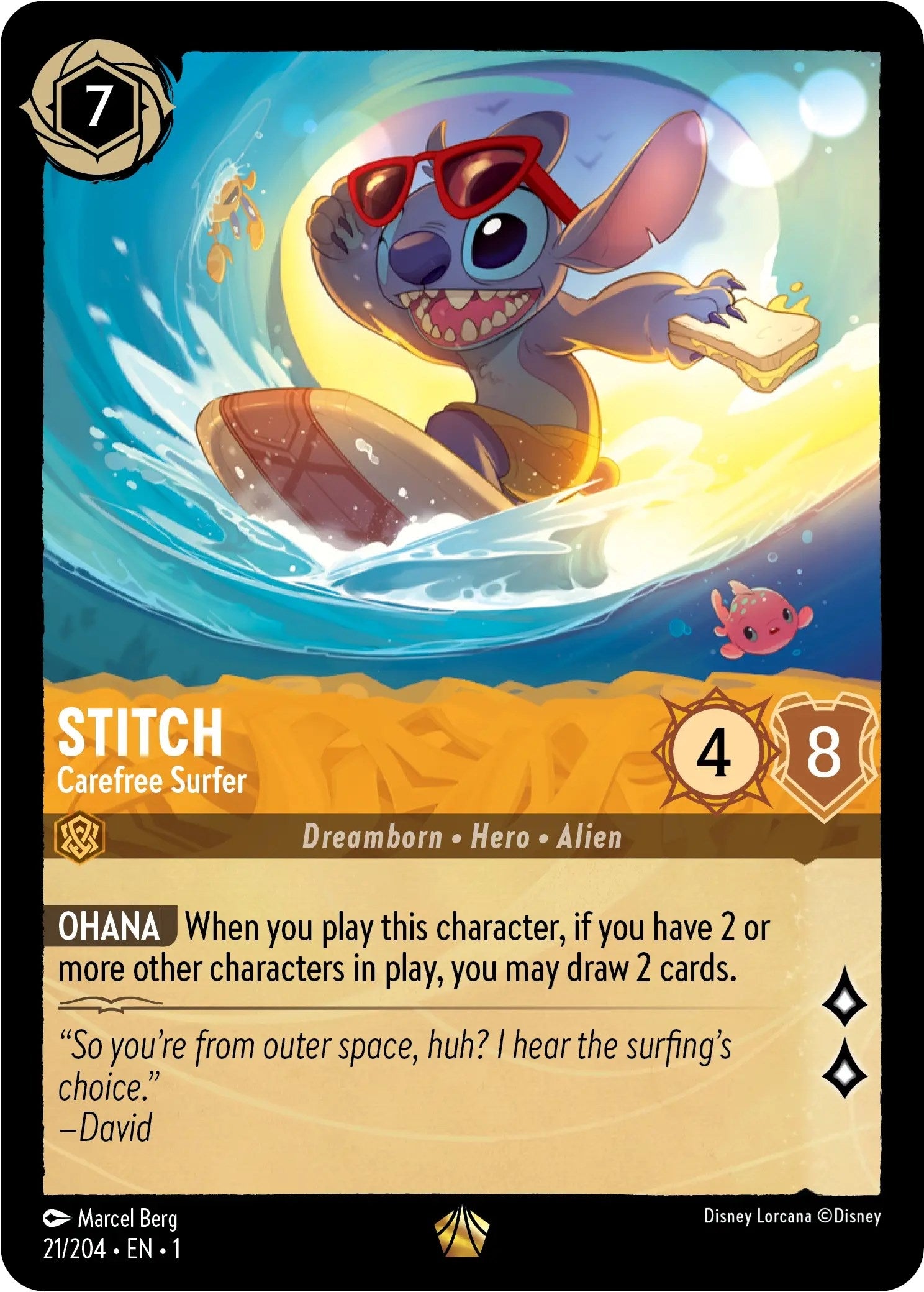 Image for Stitch - Carefree Surfer (21) (1)