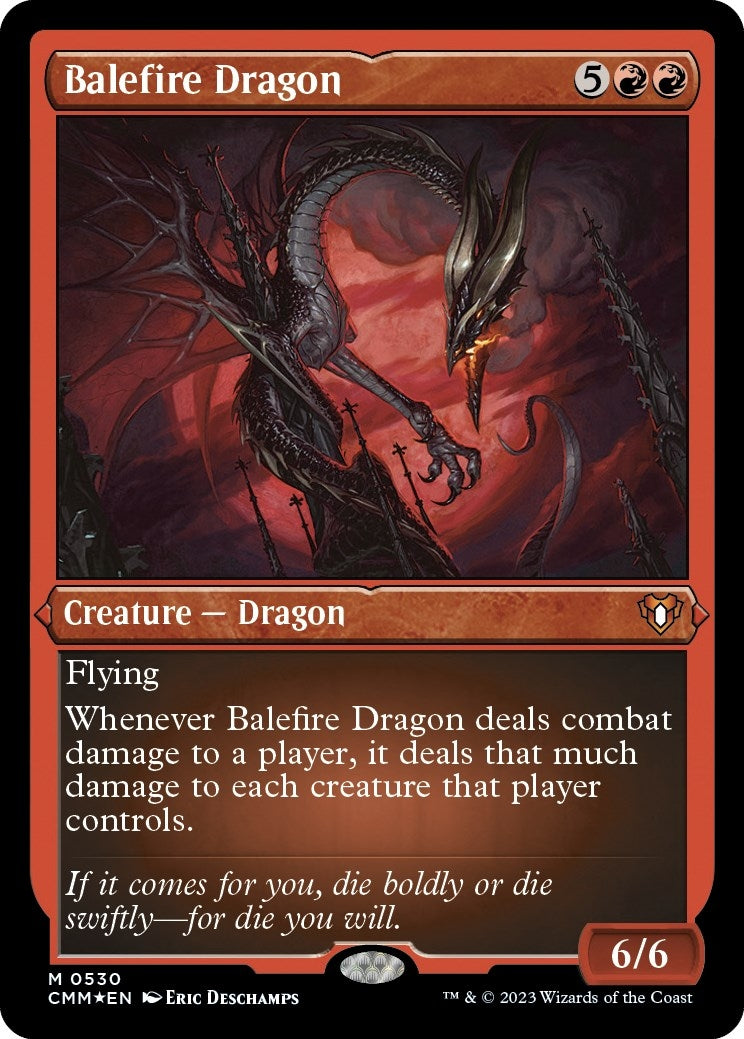 Image for Balefire Dragon (Foil Etched) (530) (CMM)