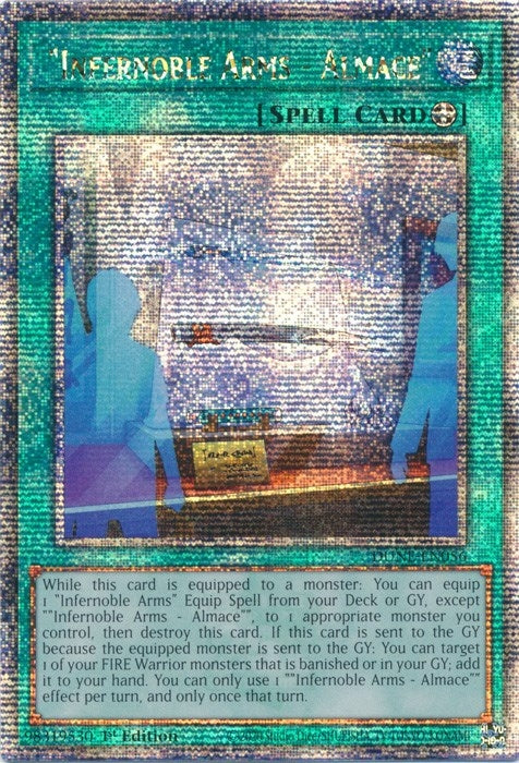 Image for "Infernoble Arms - Almace" (Quarter Century Secret Rare) (56) (DUNE)