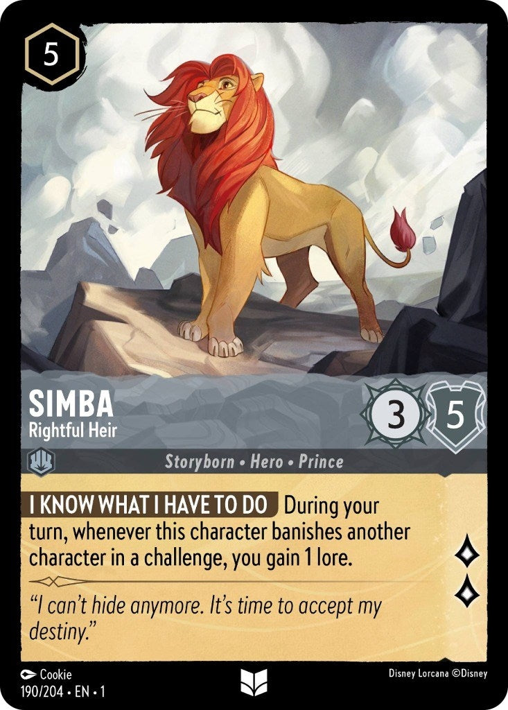 Image for Simba - Rightful Heir (190) (1)