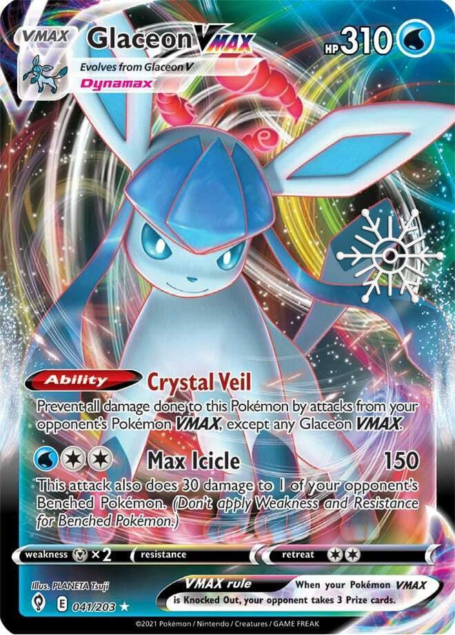 Image for Glaceon VMAX - 041/203 (Holiday Calendar) (41) (MCAP)