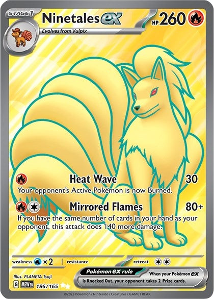 Image for Ninetales ex - 186/165 (186) (MEW)