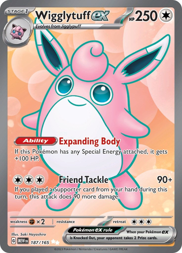 Image for Wigglytuff ex - 187/165 (187) (MEW)