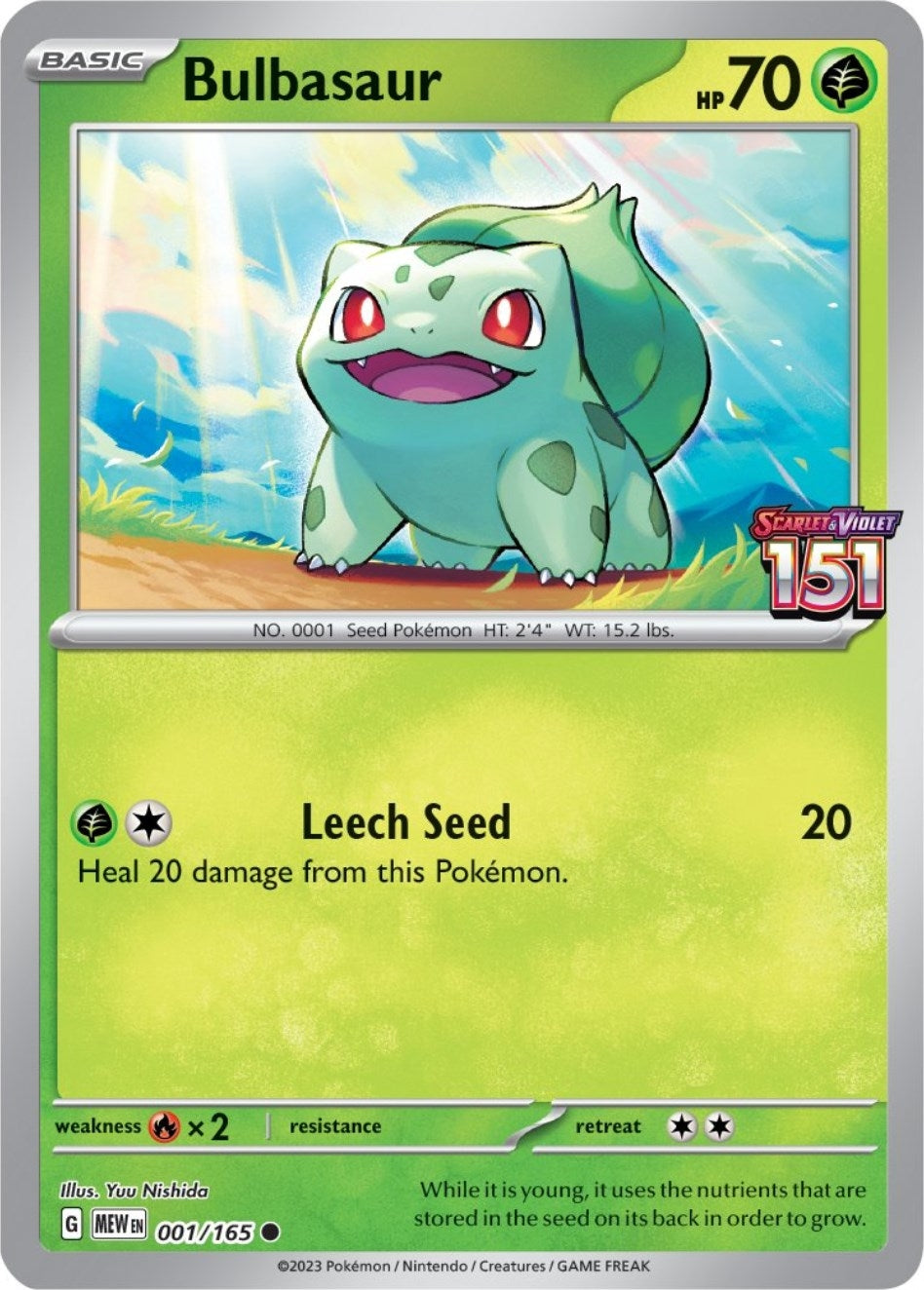 Image for Bulbasaur - 001/165 (Best Buy Exclusive) (1) (MCAP)