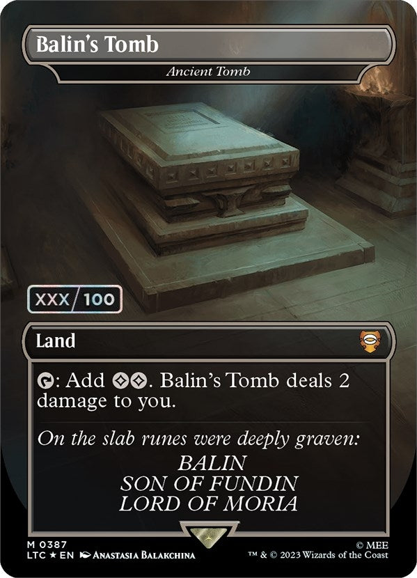 Image for Balin's Tomb - Ancient Tomb (Serial Numbered) (387) (LTC)