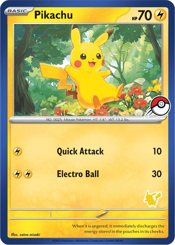 Image for Pikachu (Blue Border)