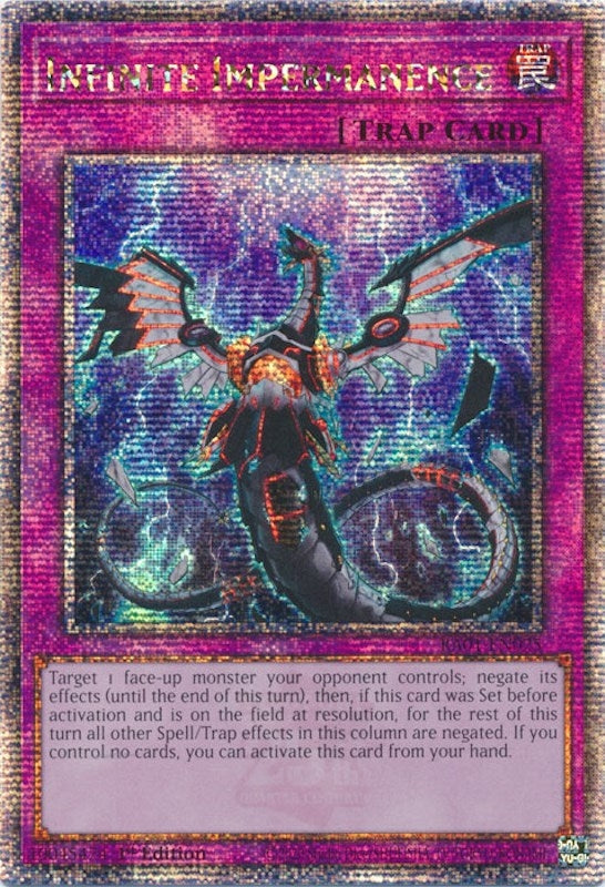 Image for Infinite Impermanence (Quarter Century Secret Rare) (1075) (RA01)