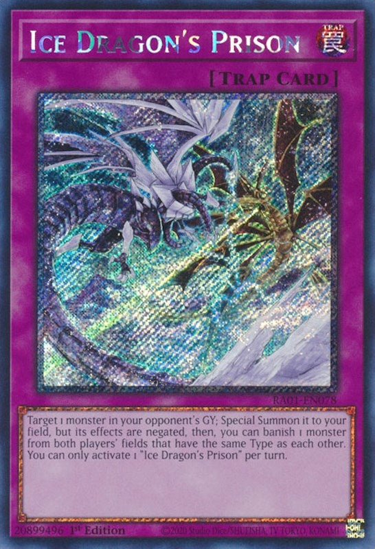 Image for Ice Dragon's Prison (Platinum Secret Rare) (1078) (RA01)