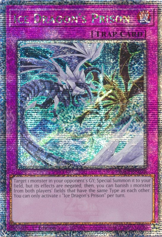 Image for Ice Dragon's Prison (Quarter Century Secret Rare) (1078) (RA01)