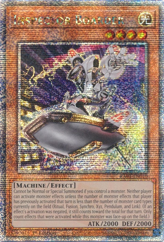 Image for Inspector Boarder (Quarter Century Secret Rare) (1010) (RA01)