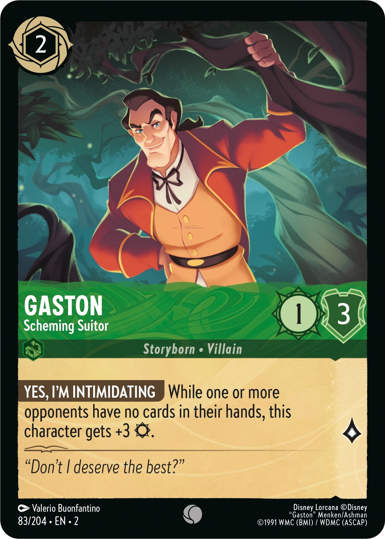 Image for Gaston - Scheming Suitor (83) (2)