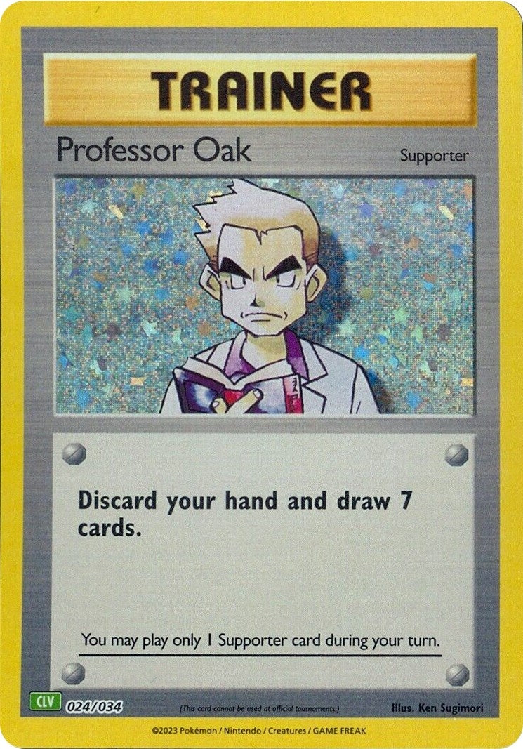 Image for Professor Oak (CLV) (24) (CL)