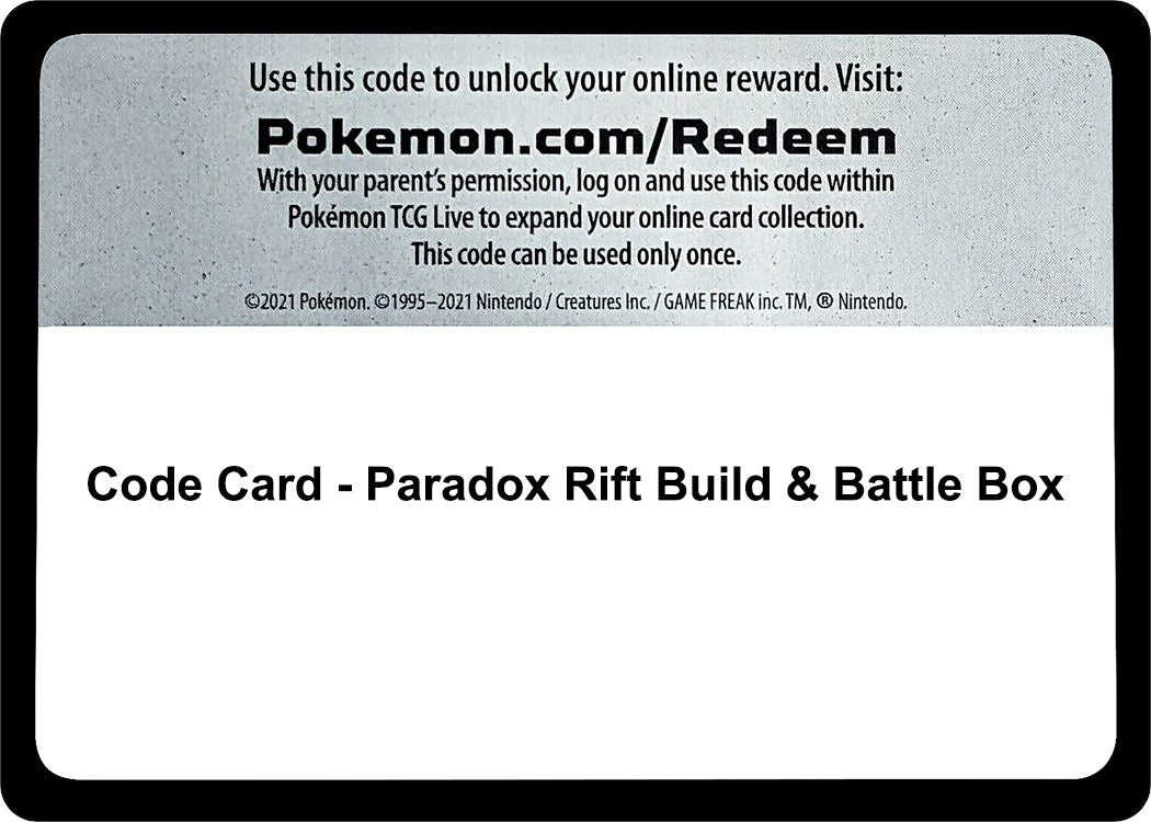 Image for Code Card - Paradox Rift Build & Battle Box (PAR)