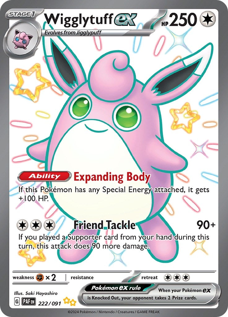 Image for Wigglytuff ex (222) (PAF)