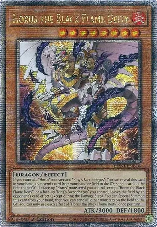 Image for Horus the Black Flame Deity (Quarter Century Secret Rare) (18) (PHNI)