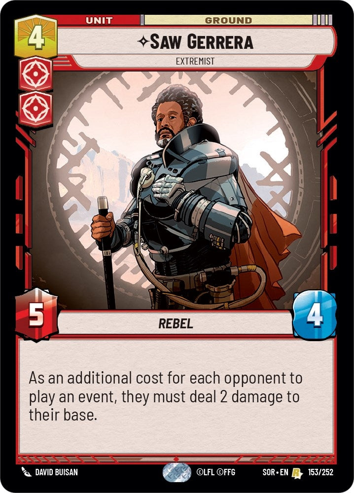 Image for Saw Gerrera - Extremist (153) (SOR)