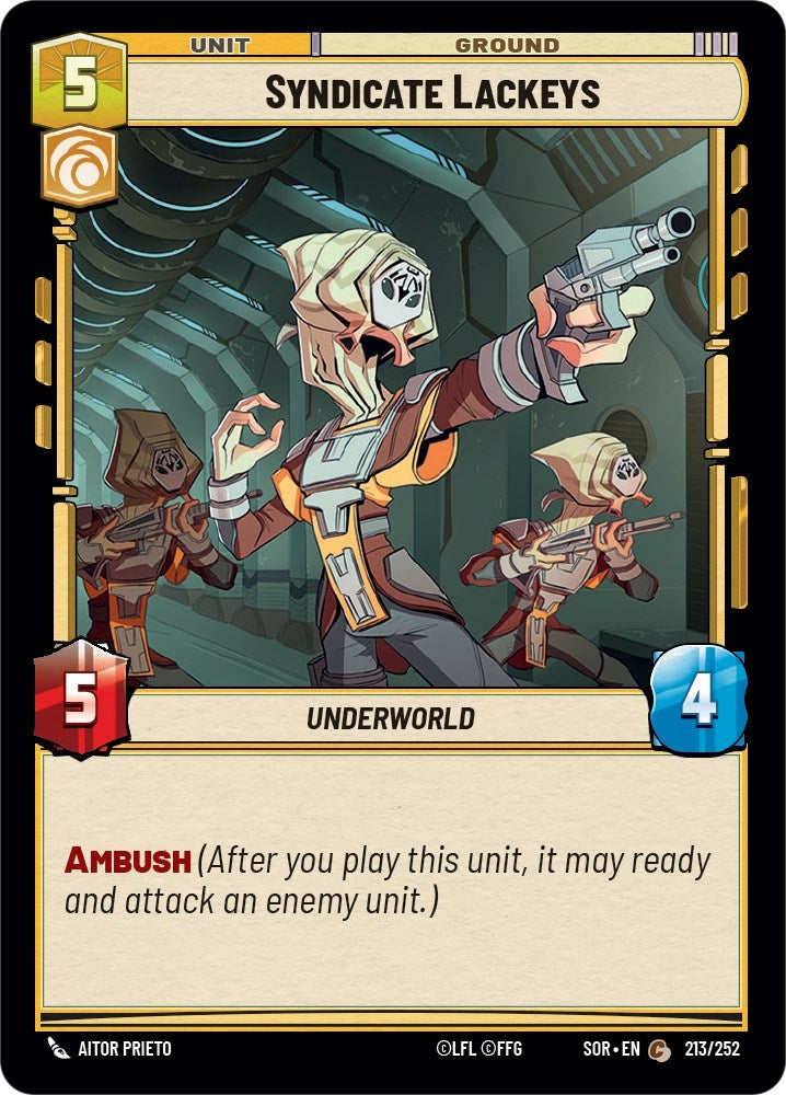 Image for Syndicate Lackeys (213) (SOR)