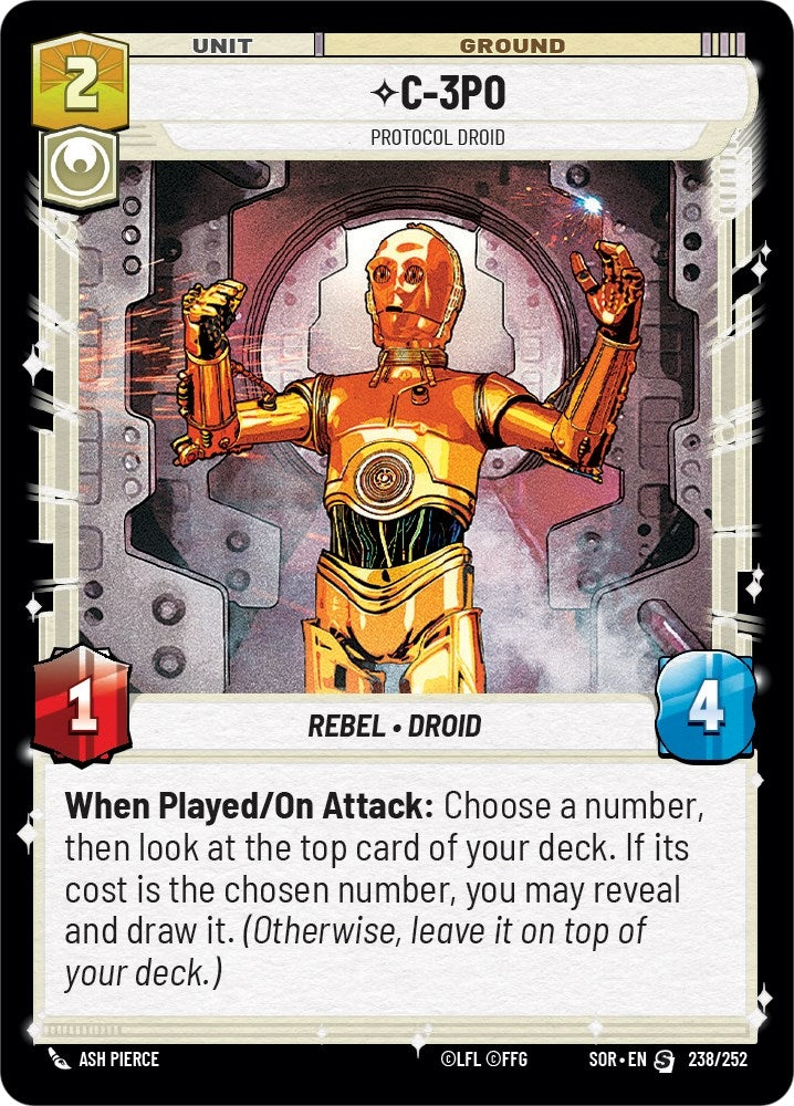 Image for C-3PO - Protocol Droid (238) (SOR)
