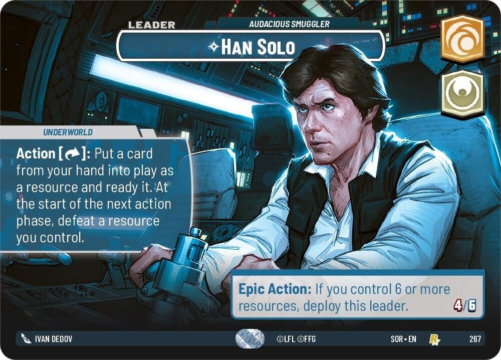 Image for Han Solo - Audacious Smuggler (Showcase) (267) (SOR)