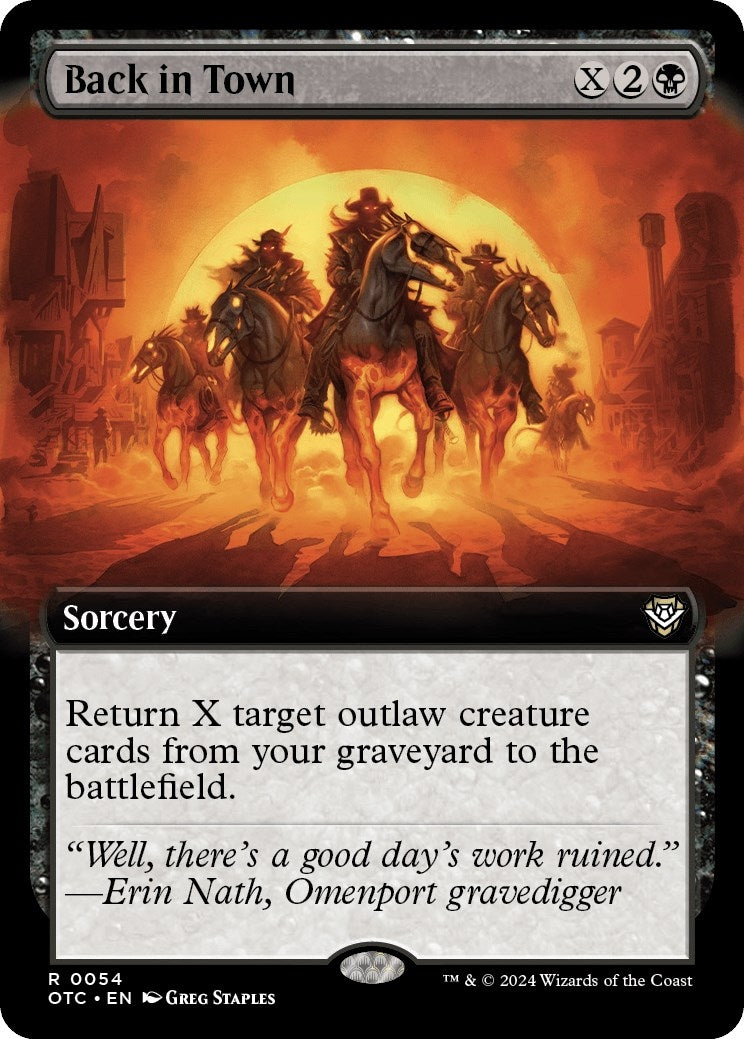 Image for Back in Town (Extended Art) (54) (OTC)