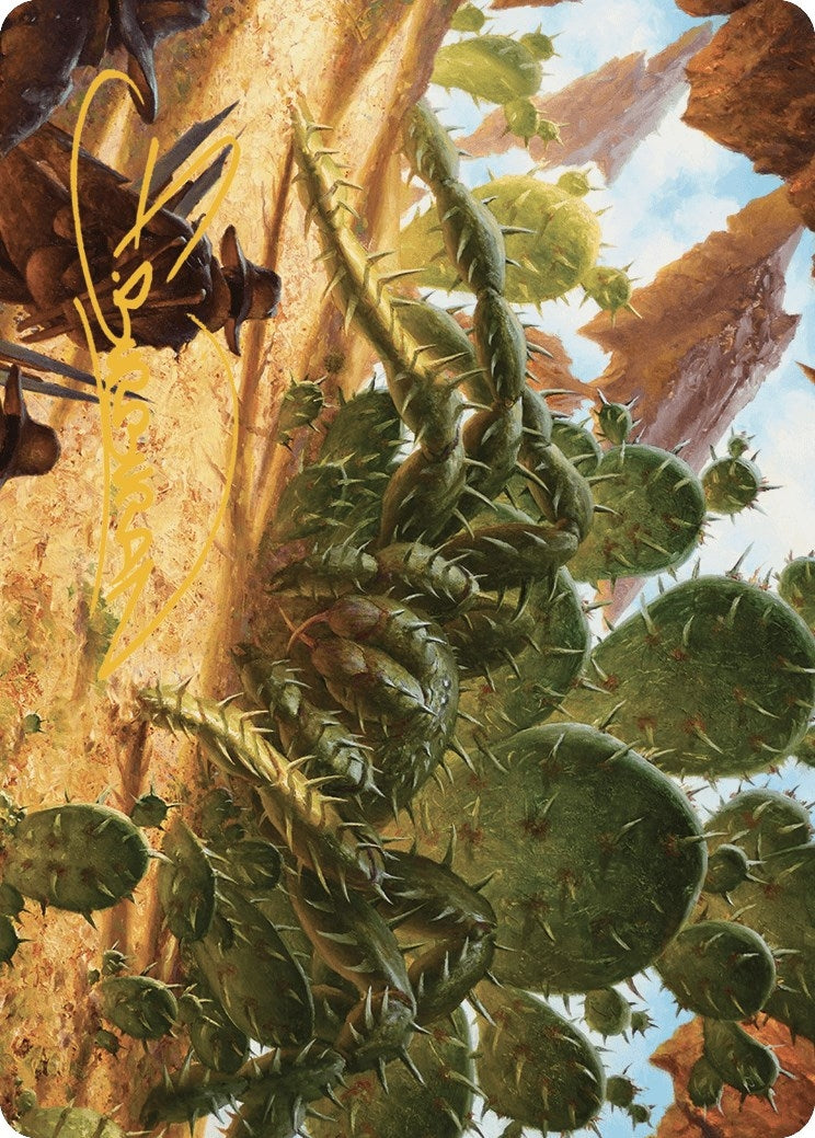 Image for Cactarantula Art Card (Gold-Stamped Signature) (12) (ASOTJ)