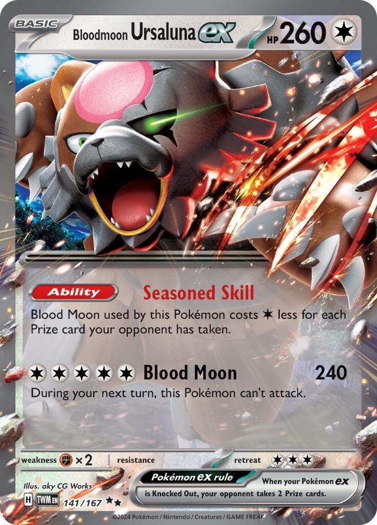 Image for Bloodmoon Ursaluna ex - 141/167 (141) (TWM)