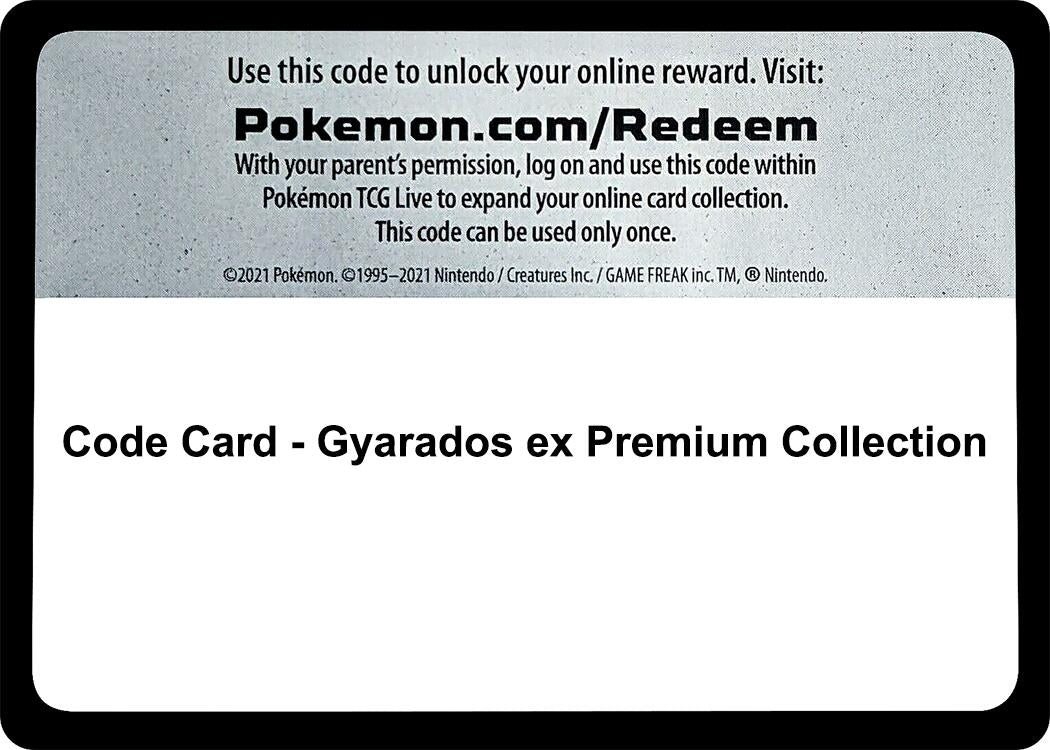 Image for Code Card - Gyarados ex Premium Collection (MCAP)