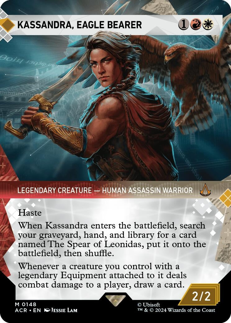 Image for Kassandra, Eagle Bearer (Showcase) (148) (ACR)