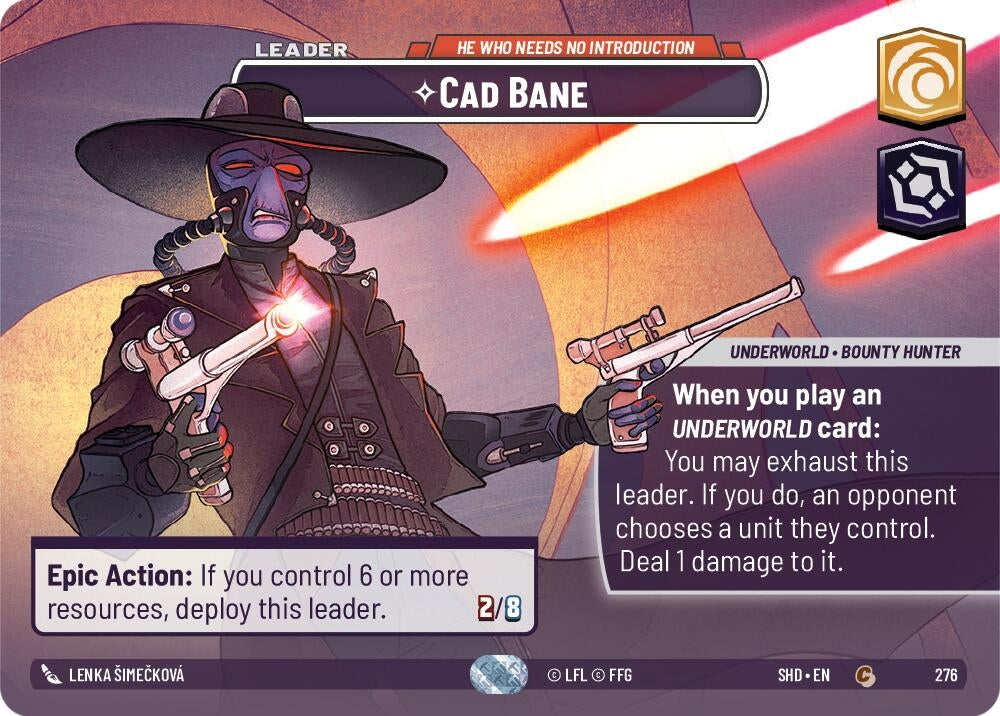 Image for Cad Bane - He Who Needs No Introduction (Showcase) (276) (SHD)