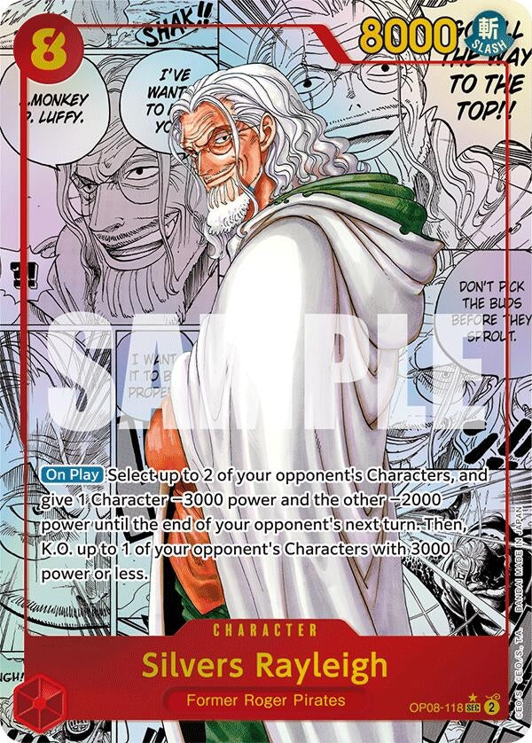 Image for Silvers Rayleigh (Parallel) (Manga) (8118) (OP08)