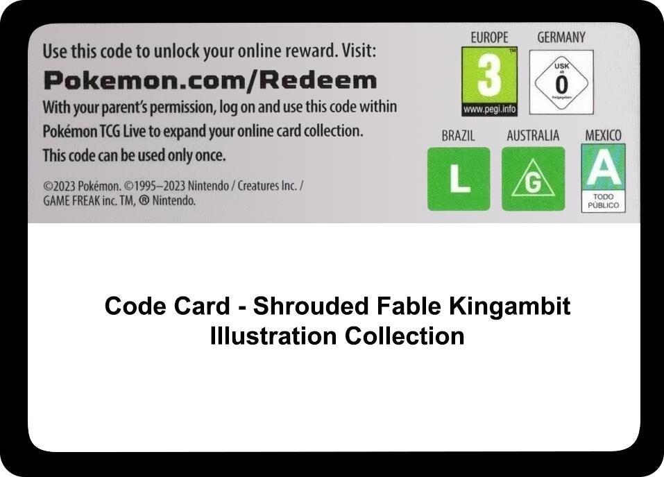 Image for Code Card - Shrouded Fable Kingambit Illustration Collection (SFA)
