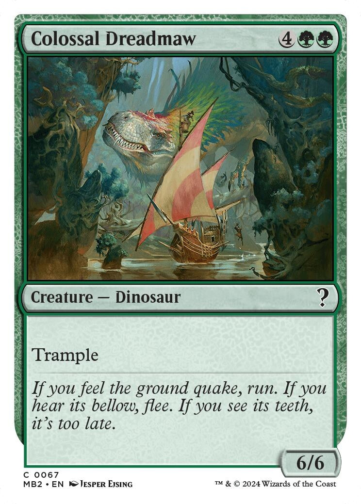 Image for Colossal Dreadmaw (White Border) (67) (MB2)