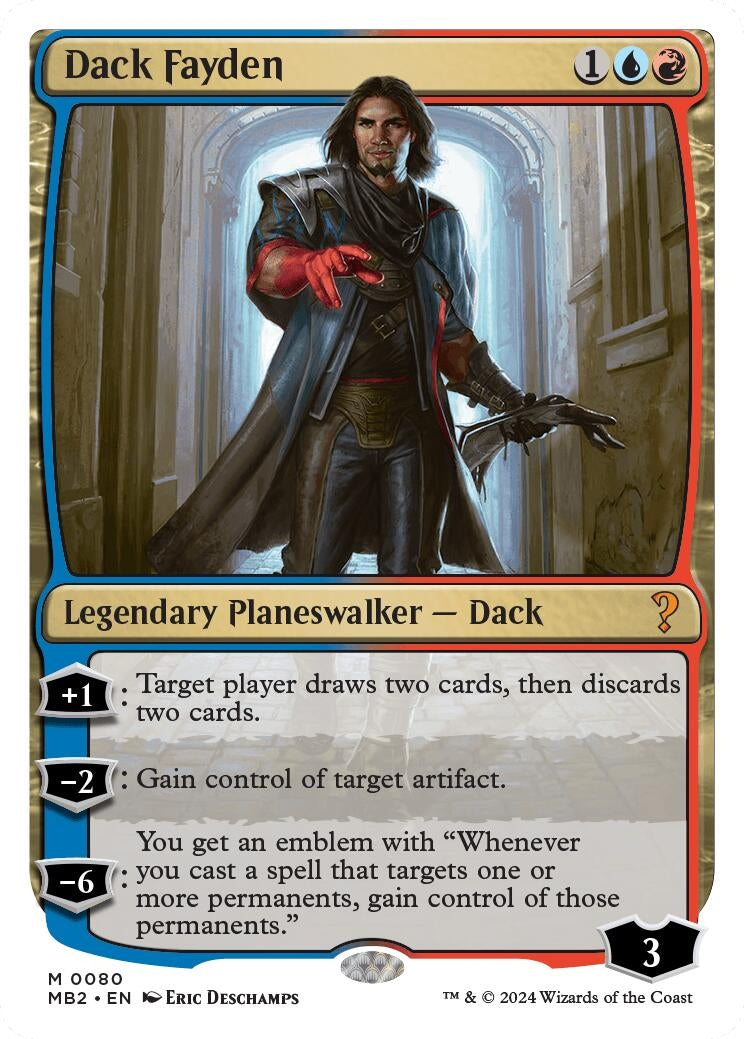 Image for Dack Fayden (White Border) (80) (MB2)