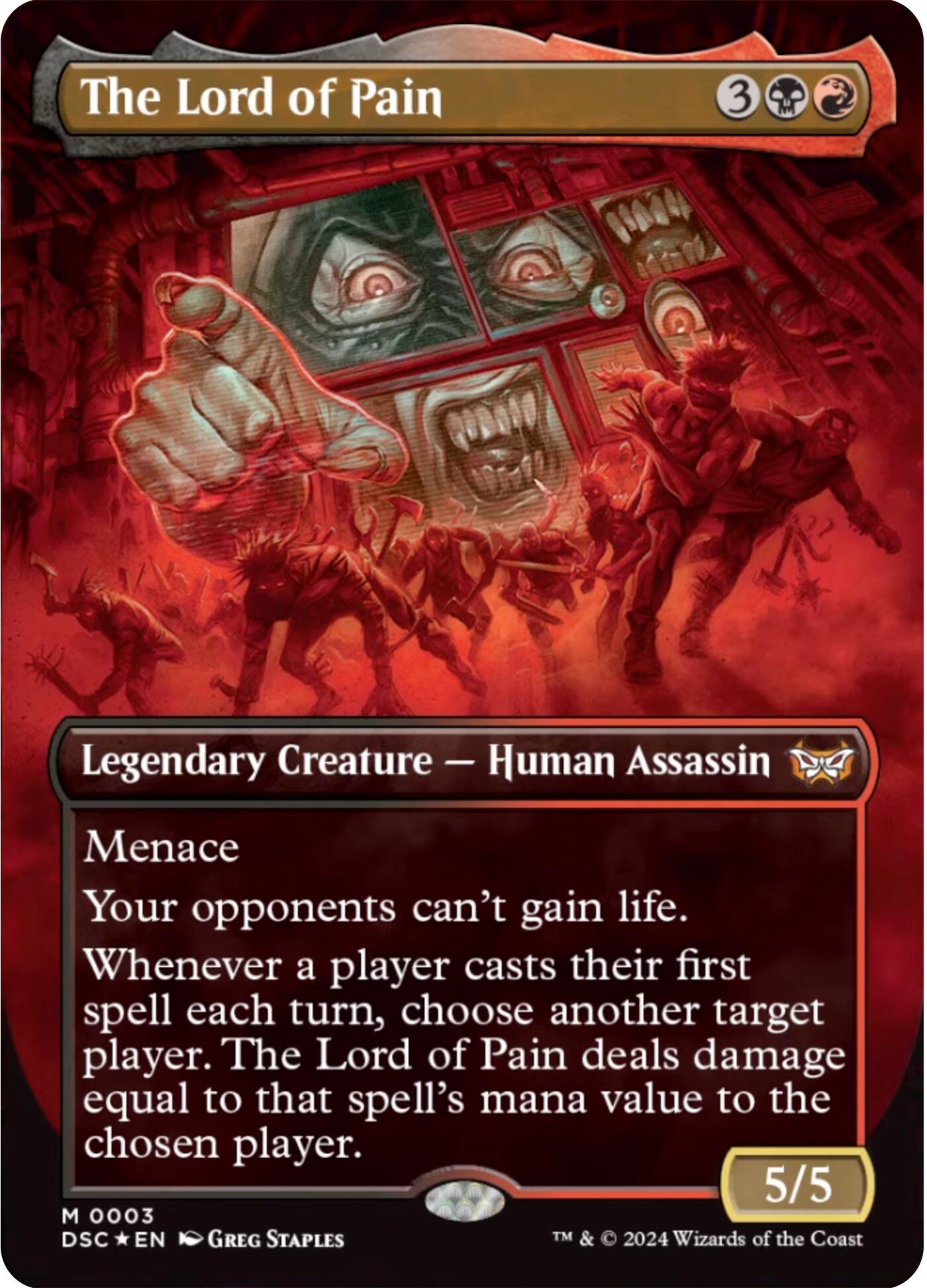 The Lord of Pain (Borderless)