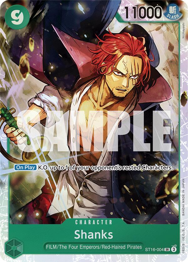 one piece card game shanks ONE PIECE CARD GAME/[OP13] CARRYING ON HIS WILL]Shanks OP09-004 Foil | Buy  from TCG Republic