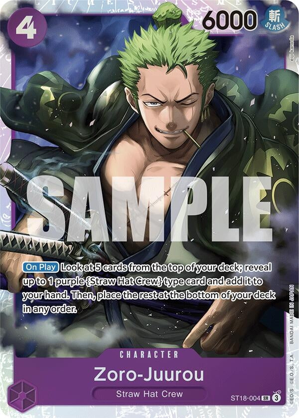 Image for Zoro-Juurou (ST18-004) (18004) (ST-18)