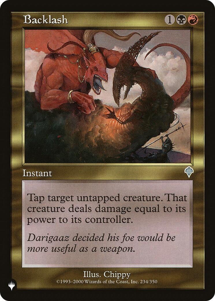 Image for Backlash (234) (LIST)