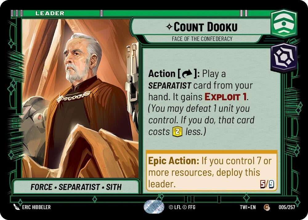 Image for Count Dooku - Face of the Confederacy (5) (TOR)