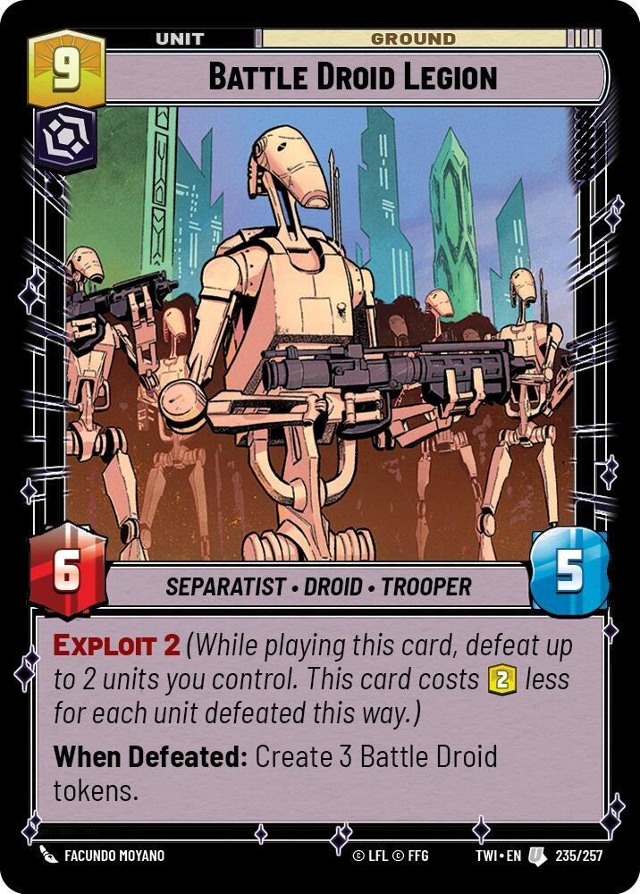 Image for Battle Droid Legion (235) (TOR)
